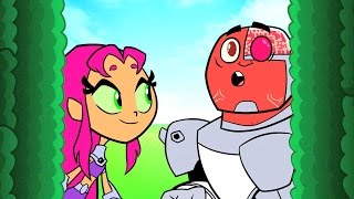 Teen Titans Go  quotSecret Gardenquot clip [upl. by Enileme]