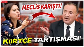 DEM Partili vekil Kürtçe konuşunca mikrofonu kapattılar Meclis Karıştı [upl. by Ivetts]