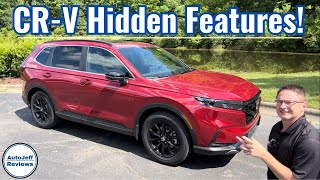 2024 Honda CRV Hybrid Secret Features Gadgets Technology Media More [upl. by Notse]