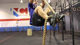 CrossFit rope climbing techniques with Jason Khalipa [upl. by Aihsetel]