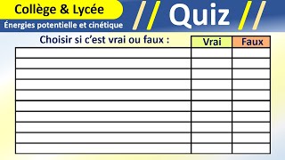 Énergie potentielle cour et exercices corrigés 1Bac SM et Sx physique [upl. by Ramed]