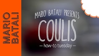 Mario Batalis HowTo Tuesday Coulis [upl. by Htennaj711]