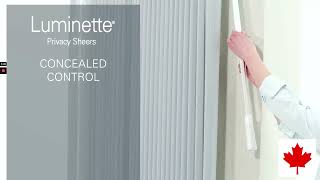 Luminette Privacy Sheers Operating Systems with Hunter Douglas [upl. by Mages]