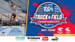 2023 Chemist Warehouse Australian Track amp Field Juniors Championships  Day Four [upl. by Atirb]