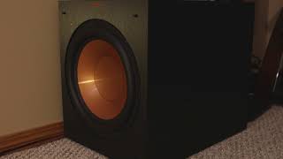 Klipsch R12SW Subwoofer Test [upl. by Kerrison]