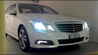 MercedesBenz E500 W212  Night drive [upl. by Loreen916]