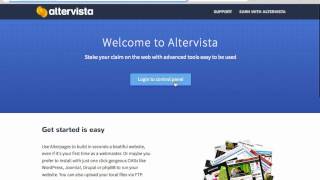 using AlterVista to publish a Website [upl. by Eniretac]