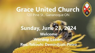 Grace United Church  Gananoque Ontario  July 7 2024 [upl. by Adnaluy397]