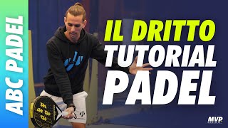 Il DRITTO PIATTO e in BACK nel PADEL 🎾 Tutorial ITALIANO Con MAESTRO NAZIONALE Simone Salernitano [upl. by Aramot895]