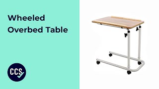 Wheeled Overbed Table  Assembly Guide [upl. by Arleen]