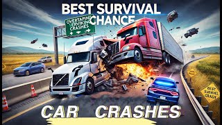 Best Survival Chance Car Crash Compilation  3Minutes of Intense BeamNG Crashes Part3 [upl. by Lud]