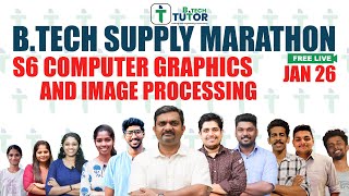 KTU BTECH CSE S6 COMPUTER GRAPHICS AND IMAGE PROCESSING [upl. by Drarehs]