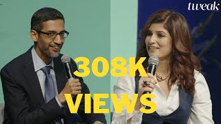 The Icons Sundar Pichai and Twinkle Khanna [upl. by Brozak]