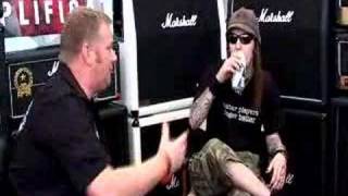 Children Of Bodom  Alexi Backstage at Download 2008 [upl. by Namar]