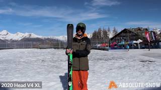 2019  2020  Head V4 XL Skis  Video Review [upl. by Ayra]