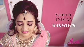 North Indian Bridal Makeup  Asmitha Makeover Artistry [upl. by Baldwin]