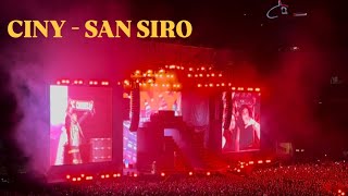 CINY  LIVE SAN SIRO  CONCERTI SFERA EBBASTA [upl. by Eilram]