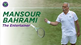 MANSOUR BAHRAMI THE ENTERTAINER  His Best Moments from Wimbledon 2023 [upl. by Coppock]