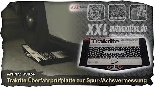 Spur überprüfeneinstellen mit Trakrite Spureinstellgerät von XXL  How to [upl. by Notle]