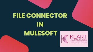 Mule 4  MuleSoft Tutorials File connector in mule 4  How to read file in MuleSoft [upl. by Violeta592]