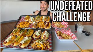 INSANE 12LB HOT DOG CHALLENGE Undefeated  In Kentucky Man Vs Food [upl. by Sair935]