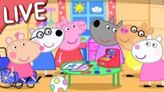 Peppa Pigs Clubhouse  LIVE 🏠 BRAND NEW PEPPA PIG EPISODES ⭐️ [upl. by Nylrebmik440]