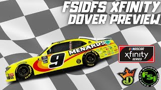 FSi DFS NASCAR DFS Picks Show Xfinity Series BetRivers 200 Race at DOVER SPEEDWAY [upl. by Asiulairam]