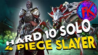 100 Arix SOLO Hard Spider 10 Only 4 Piece Slayer  Raid Shadow Legends [upl. by Malonis]