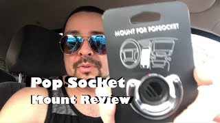 Pop Socket Car Mount Review [upl. by Wilber]