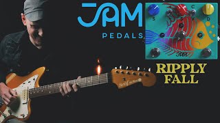 Demos in the Dark  JAM Pedals Ripply Fall  Guitar Pedal Demo [upl. by Hunter]