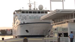 trajekt Zadar  Zadar ferry docking [upl. by Euqor165]