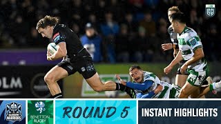 Glasgow Warriors v Benetton Rugby  Instant Highlights  Round 5  URC 202324 [upl. by Hemetaf]