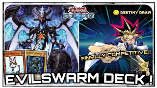 EVILSWARM Deck   STRONG Build  YuGiOh  Duel Links [upl. by Adiana]