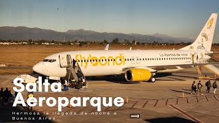 ✈️ SALTA AEROPARQUE  FLYBONDI  HERMOSA LLEGADA 🛩 A BUENOS AIRES [upl. by Atiniuq]