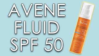 AVENE FLUID SPF 50  skin test short review amp INCI ingredients [upl. by Clynes240]