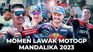 Pembalap Dunia yang Kaget dengan Budaya Indonesia Momenmomen Kocak MotoGP Mandalika [upl. by Seadon]