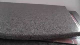 Granite Tile Countertop With Curved Edge [upl. by Hewitt]