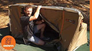 Oztent RS1 Swag  How to setup and pack away [upl. by Aicelav]