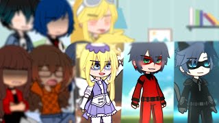 Miraculous Ladybug characters react to quotsibling anthem checkquot Future Adrienette kids GACHA REACTS [upl. by Abbub355]