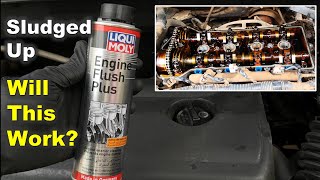 Before and After Engine Flush with Liqui Moly Engine Flush Plus  Engine Sludge Build Up Removal [upl. by Namqul]