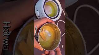 How to clean wax heater at homeshorts Sangsstyle [upl. by Etnasa]