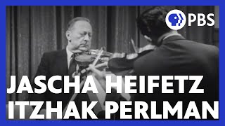 Jascha Heifetz Tests Itzhak Perlmans Skills [upl. by Waylen]