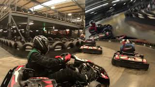 Karting TeamSport Dunstable Boys Weekend Nov19 [upl. by Atteloiv]