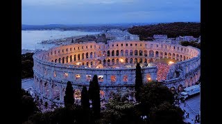 Roman Arena  Amphitheatre  Pula Croatia [upl. by Aurelius]