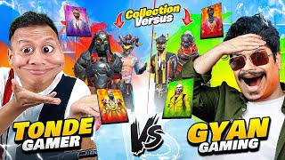 Gyan Bhai GyanGaming Vs Tonde Gamer Best Collection Battle 😎 Free Fire Max [upl. by Cornelle]