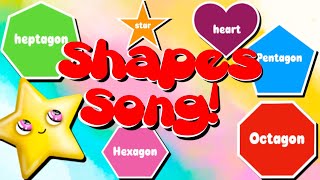 2D Shapes Song Shapes all around Shape Songs  2D Shapes  Shapes songs for kids  Nursery Rhymes [upl. by Najed]