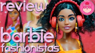 Barbie Fashionistas Review and Dream Ella Comparison [upl. by Dlorah642]