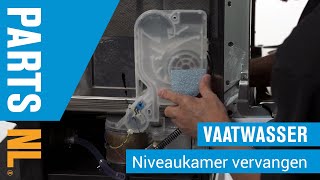 Niveaukamer vervangen van vaatwasser PartsNL uitleg [upl. by Bobine]