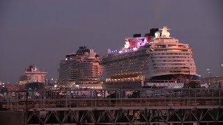 BUSY AT THE OFFICE WITH 4 CRUISE SHIPS amp QM2 SOUTHAMPTON 150924 [upl. by Yzus]