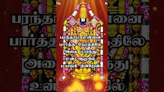 SATURDAY POWERFUL PERUMAL SONG  Lord Balaji Songs  Best Perumal Song Thirumalai Nayagane Lyrical [upl. by Eirolam]